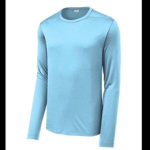 Pabst Blue Ribbon Fishing Shirt Sport-Tek UPF 50 Long Sleeve Sun Shirt M